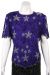 Main image of Short Sleeved Floral Beaded Blouse